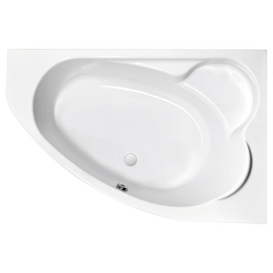 Ванна акриловая асимметричная правая с каркасом 1700х1100 мм, 21777 фото  в интернет-магазине Санкомп