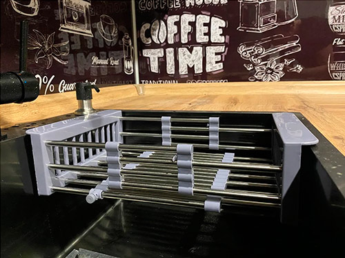 Коландер для моек раздвижной фото  в интернет-магазине Санкомп