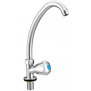 Кран моно с одним маховиком 1/2" вертикальный фото  в интернет-магазине Санкомп