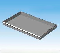 Поддон из нержавеющей стали AISI 304 s=1мм разм. 500х1000х30 мм (по размерам заказчика) фото  в интернет-магазине Санкомп