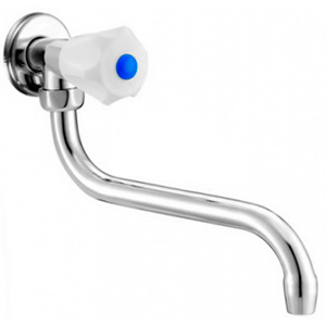 Кран настенный моно низкий фото  в интернет-магазине Санкомп