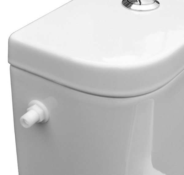 Унитаз-компакт для инвалидов МГН, ГОРИЗОНТАЛЬНЫЙ, 670х380х830 (450), 2 РЕЖИМА, СИДЕНЬЕ ПП, БЕСШУМНЫЙ фото  в интернет-магазине Санкомп