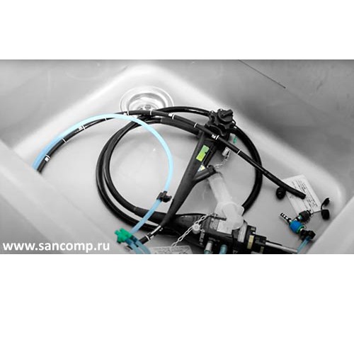 Мойка для эндоскопов 2 секции в комплекте насос, дозатор, два смесителя и крышкой для мойки, 15390 фото  в интернет-магазине Санкомп