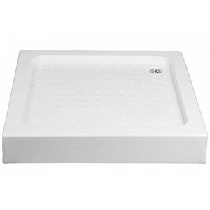 Поддон акриловый квадратный 900х900х150(30) мм, Ø 50 мм с экраном и ножками 10984 фото  в интернет-магазине Санкомп