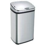 Ведро С АВТОМАТИЧЕСКИМ подъемом крышки 50 литров Матовое, 17360 фото  в интернет-магазине Санкомп