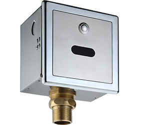 Кран смывной Сенсорный скрытого монтажа, питание от батареек фото в интернет-магазине СанКомп www.sancomp.ru