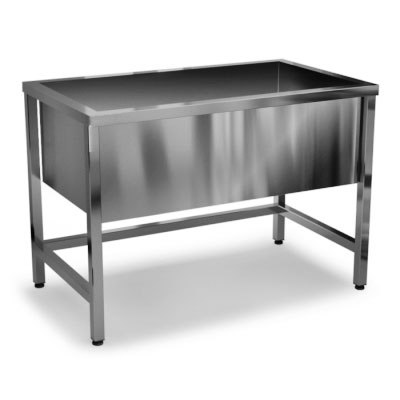 Котломойка AISI 430 сварная, каркас оценкованный 1200х600х870 мм  фото  в интернет-магазине Санкомп