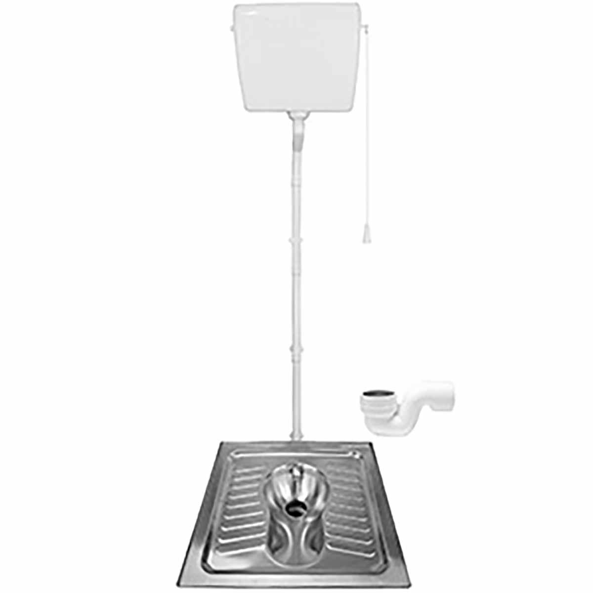 Чаша Генуя из нержавеющей стали с рассекателем 700х700х220 в с УНИВЕРСАЛЬНЫМ БАЧКОМ ПЛАСТИК, 13549 фото  в интернет-магазине Санкомп