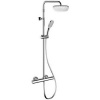Смеситель для душа со стальной штангой с термостатом фото  в интернет-магазине Санкомп
