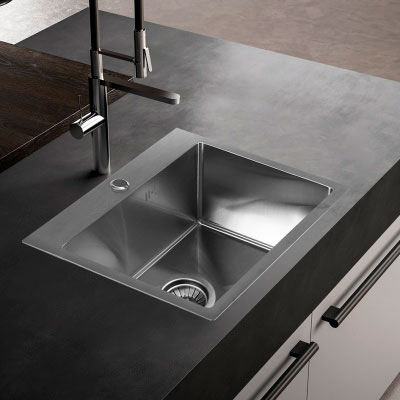 Мойка врезная нержавейка 530х430x200 мм С/О МАТОВАЯ с сифоном, 17841 фото  в интернет-магазине Санкомп