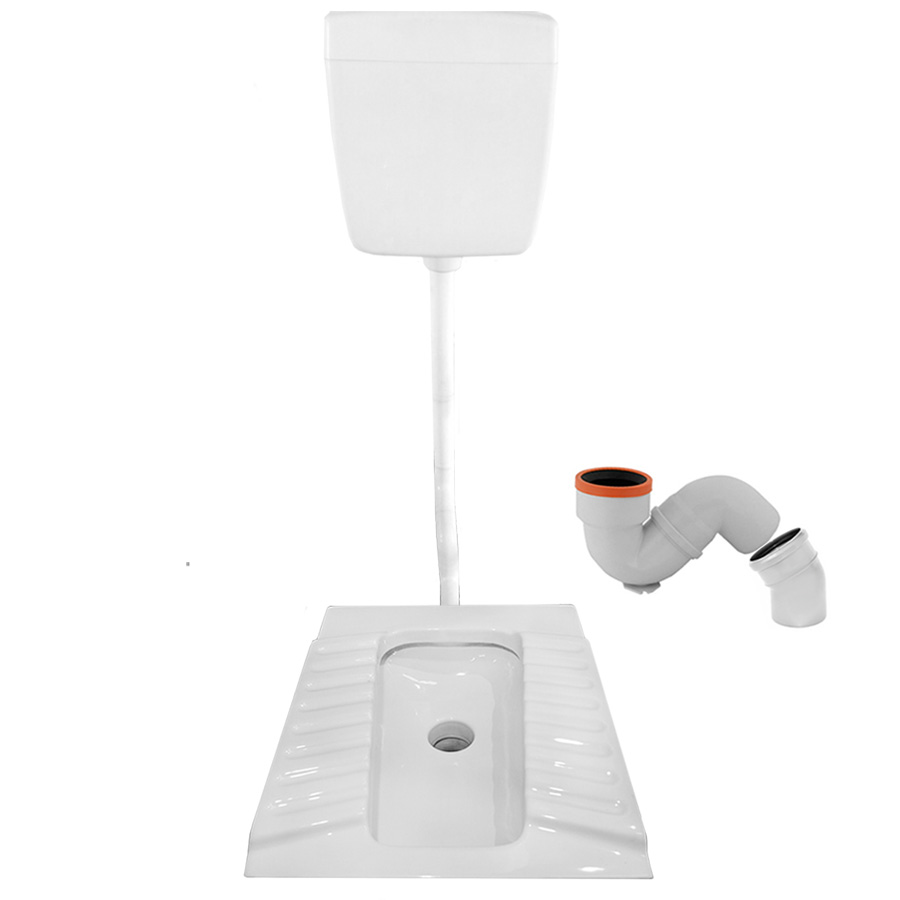 Чаша Генуя КЕРАМИКА УСИЛЕННАЯ с бачком среднерасположенным ПЛАСТИК сифон УНИВЕРСАЛЬНЫЙ, 10385 фото  в интернет-магазине Санкомп