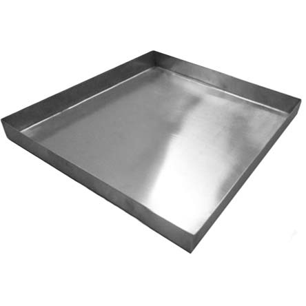 Поддон AISI 430 толщина 1,5 мм 1200х1200х300 мм, со штуцером 1/2" нар. резьба (по размерам заказчика фото  в интернет-магазине Санкомп