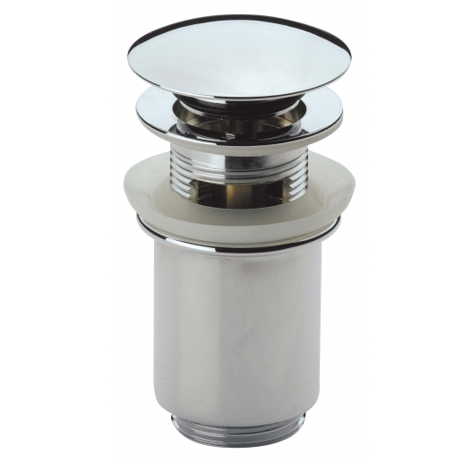 Донный клапан с переливом для хромированного сифона 1 1/4" фото  в интернет-магазине Санкомп