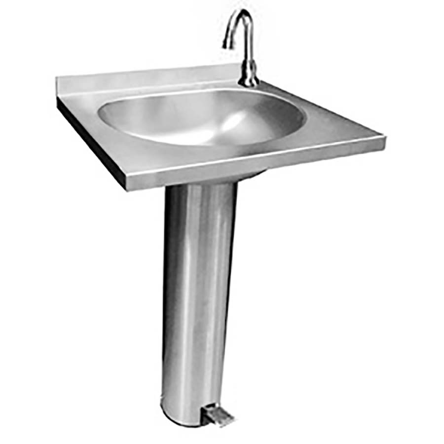 Рукомойник педальный с изливом на пьедестале НОЖНОЕ ВКЛЮЧЕНИЕ 450х500х850 мм, 17412 фото арт.17412