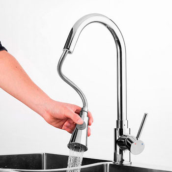 Ногомойка акриловая 1200х680 мм С ПОРУЧНЕМ СМЕСИТЕЛЬ С ВЫТЯЖНЫМ ДУШЕМ 18244 фото  в интернет-магазине Санкомп