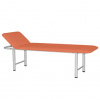 Кушетка медицинская УСИЛЕННАЯ 1980х650х530 мм оранжевая фото  в интернет-магазине Санкомп