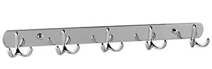Планка с пятью двойными крючками  фото  в интернет-магазине Санкомп
