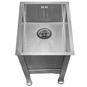 Ногомойка из нержавеющей стали 380х500х200 мм НА КАРКАСЕ 400 мм, 24400 фото  в интернет-магазине Санкомп