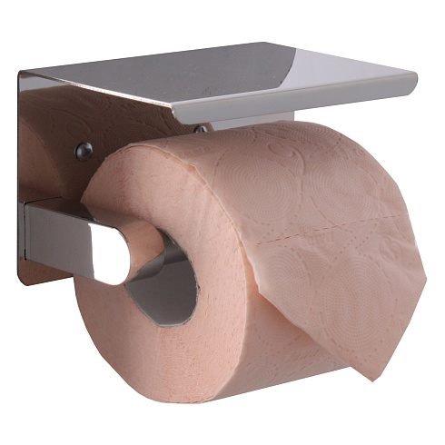 Держатель для туалетной бумаги из нержавеющей стали, Глянцевый, 21175 фото  в интернет-магазине Санкомп