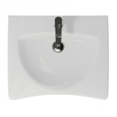 Умывальник медицинский керамика с отверстием под смеситель с переливом 660х550х155, 17556 фото  в интернет-магазине Санкомп