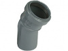 ПП Отвод раструбный 45°, Ду 75 Серый фото  в интернет-магазине Санкомп