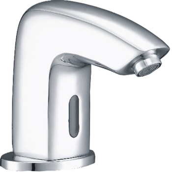 Кран НА ОДНУ ВОДУ СЕНСОРНЫЙ питание 220 Вт + батареек (Необходимо предварительное смешивание), 03009 фото  в интернет-магазине Санкомп