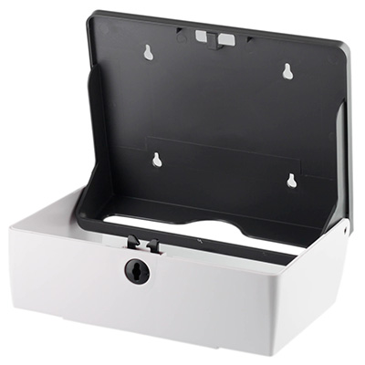 Диспенсер для листовых полотенец тип сложения полотенец-Z (вмещает 1 пачку) БЕЛЫЙ, 18578  фото  в интернет-магазине Санкомп