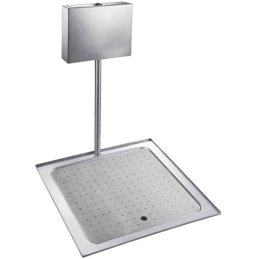 ЧАША ГЕНУЯ С КРЫШКОЙ (ПОДДОН)  из нержавеющей стали с рассекателем 700х700х220 с бачком, 1003 фото  в интернет-магазине Санкомп