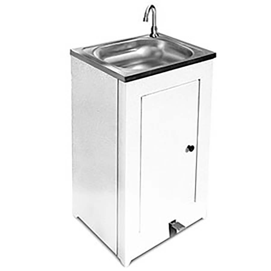 Рукомойник педальный с изливом на тумбе НОЖНОЕ ВКЛЮЧЕНИЕ 500х400х850 мм, 17567 фото арт.17567