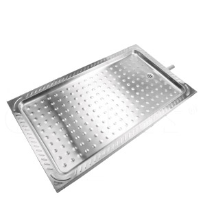 Поддон из нержавеющей стали квадратный (1200х700х50), 19722 фото  в интернет-магазине Санкомп