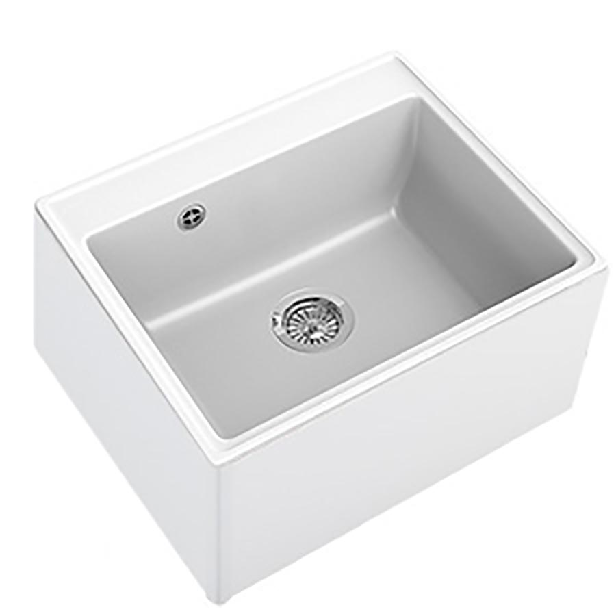 Ванна ножная из искусственного мрамора с прямым дном (580х500), 18784  фото  в интернет-магазине Санкомп