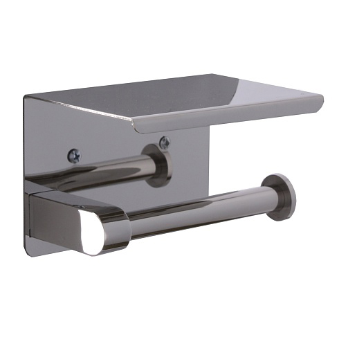 Держатель для туалетной бумаги из нержавеющей стали, Глянцевый, 21175 фото  в интернет-магазине Санкомп