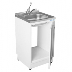 Стол медицинский с  мойкой габариты 500х500х860 мм (Регистрационное Удостоверение) фото  в интернет-магазине Санкомп