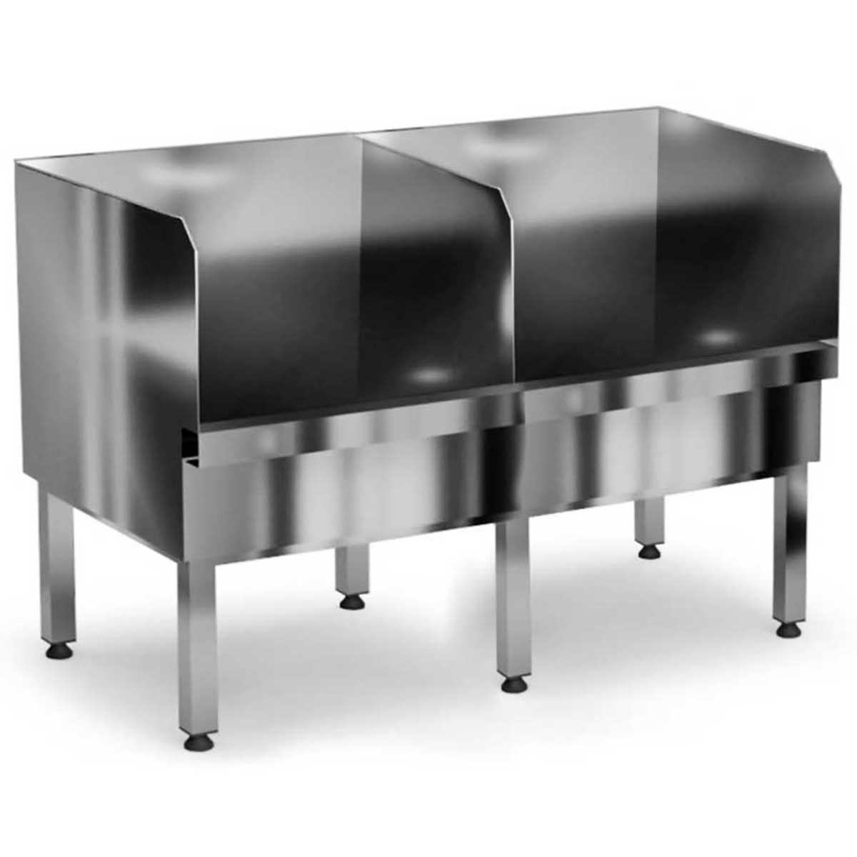 Ванна ножная из нержавеющей стали 1200х500х700 мм, 21626 фото  в интернет-магазине Санкомп