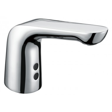 Смеситель сенсорный для раковины, смешивание на корпусе, питание от батареек или сети 220В фото  в интернет-магазине Санкомп