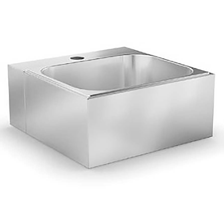 Рукомойник подвесной из нержавеющей стали С/О под смеситель 265х325х152, 18487 фото арт.18487