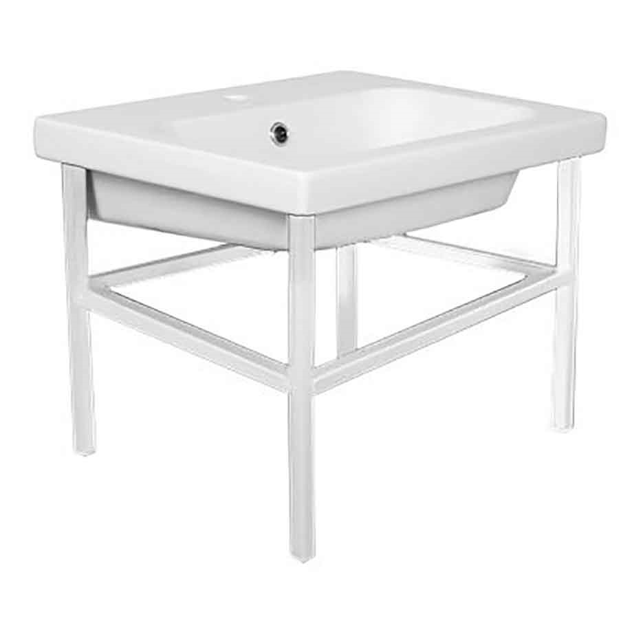 Ванна ножная керамическая с прямым дном (600х450х150) на самонесущем каркасе высота 420 мм, 20539 фото арт.20539