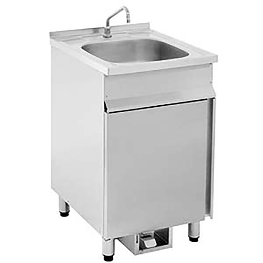 Рукомойник педальный с изливом на тумбе НОЖНОЕ ВКЛЮЧЕНИЕ 500х600х870мм, 13709 фото арт.13709