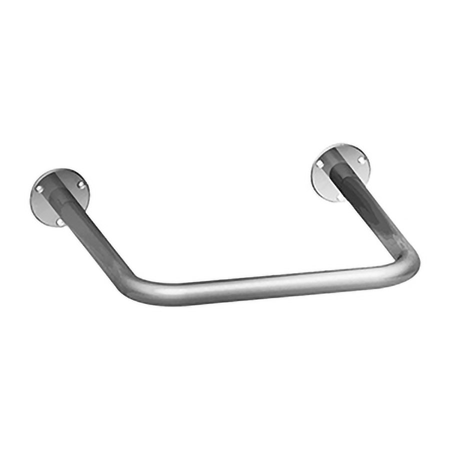 Поручень настенный для пьедестала из нержавеющей стали 400х450х80, 9014 фото  в интернет-магазине Санкомп