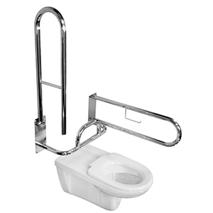 Унитаз подвесной удлинненый (700х360х360) С СИДЕНИЕМ БЕЗ КРЫШКИ С ПОРУЧНЕМ СО СПИНКОЙ фото  в интернет-магазине Санкомп