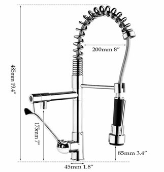 Смеситель ЛОКТЕВОЙ (ХИРУРГИЧЕСКИЙ) настольный С ДУШИРУЮЩИМ УСТРОЙСТВОМ и ПОВОРОТНЫМ ИЗЛИВОМ, лейка л фото  в интернет-магазине Санкомп