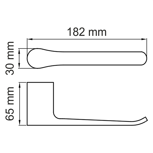 Держатель для туалетной бумаги черный, 13822 фото  в интернет-магазине Санкомп