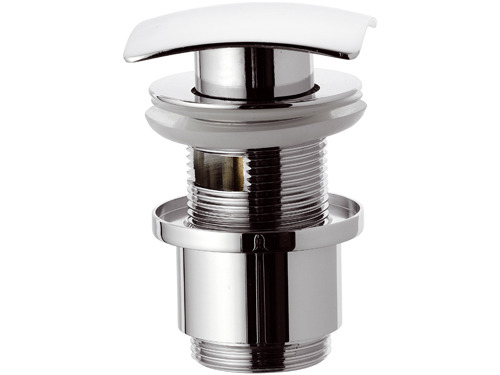 Донный клапан с переливом для хромированного сифона 1 1/4" укороченный фото  в интернет-магазине Санкомп