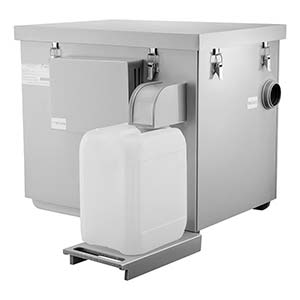 Жироуловитель 2,0 м3/ч, 200 литров, 920х620х620 мм собирающий жир в канистру  фото в интернет-магазине Санкомп