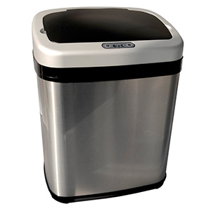 Ведро С АВТОМАТИЧЕСКИМ подъемом крышки 20 литров Матовое, 17359 фото  в интернет-магазине Санкомп