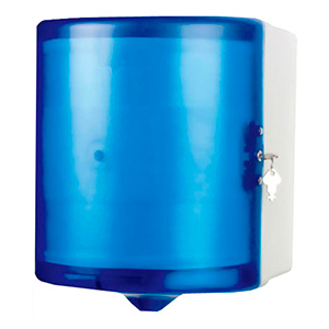 Диспенсер рулонных полотенец с центральной вытяжкой (механический) металлический замок, 0721 фото  в интернет-магазине Санкомп