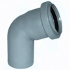 ПП Отвод раструбный 67°, Ду 50 Серый фото  в интернет-магазине Санкомп