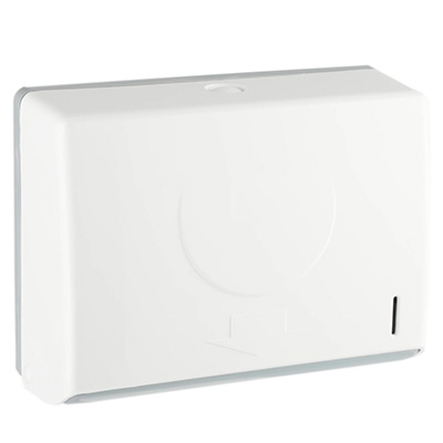 Диспенсер для листовых полотенец тип сложения полотенец-Z (вмещает 1 пачку) БЕЛЫЙ, 18579  фото  в интернет-магазине Санкомп