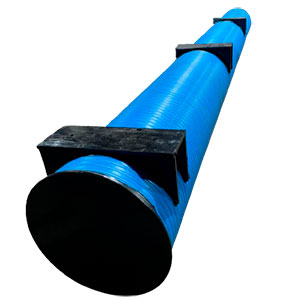 Поплавок цельносварной СВТ ПНД ID/OD 400/450 L-5800 мм в комплекте с ПЭ площадками для крепл фото  в интернет-магазине Санкомп