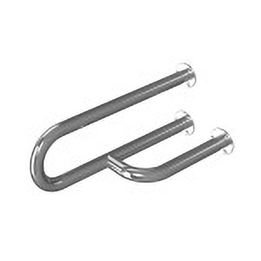 Поручень настенный 3 опоры из нержавеющей стали 660х200х180 Левый, 24911 фото  в интернет-магазине Санкомп